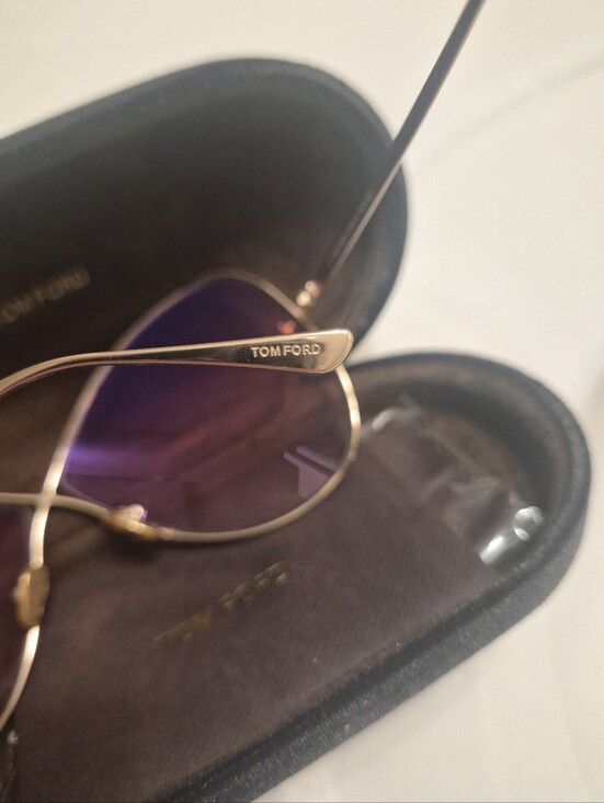 Tom Ford Nickie TF842 28F Gold Butterfly Sunglasses Frames main image 13